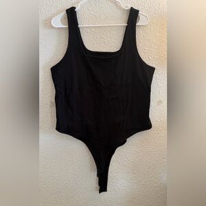 a new day Women's Black Bodysuit
